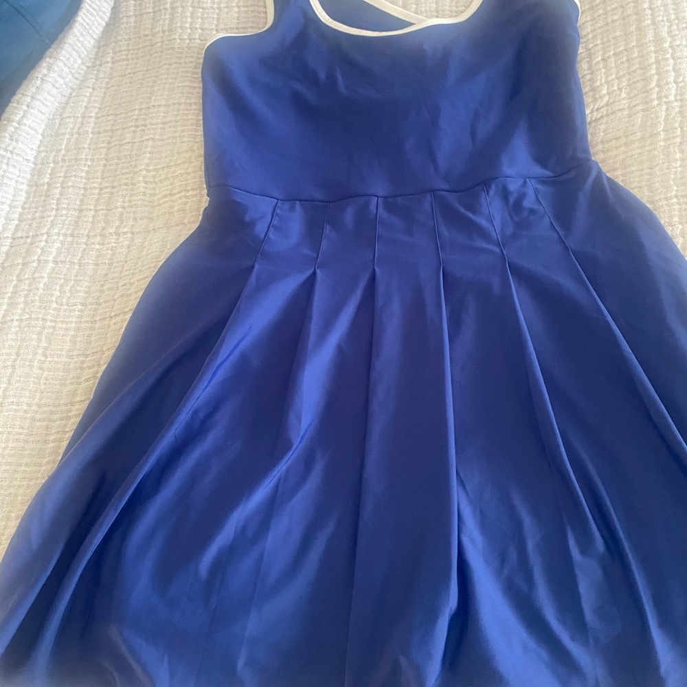 Prince/Pickleball Blue Scoop Neck Sundress - Picture 2 of 6